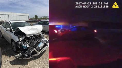 Bodycam Video Shows Car Slamming Into Police Cruiser