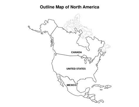 The earliest record of people in north america is found near what is today clovis, new mexico. Printable Map Of North America For Kids | Printable Maps