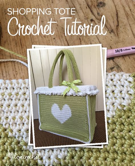Crochet Club Free Shopping Bag Crochet Tutorial By Kate Eastwood On