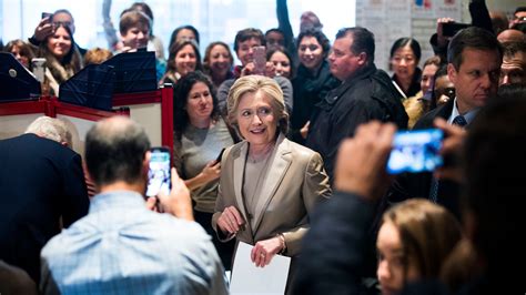 Hillary Clinton Votes In Chappaqua ‘its A Humbling Feeling The New