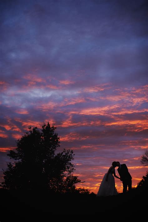 Wedding Sunset Wedding Silhouette Photography Ideas Celestial Sunset