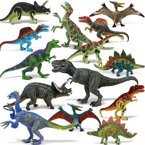 Joyx Toy 18piece 6 To 9 Educational Realistic Dinosaur Figures With