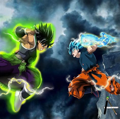 Goku Ssj Blue Vs Broly Dragon Ball Super Personajes De Dragon Ball Sexiz Pix