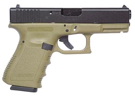 Glock 19 9mm Fixed Sights Olive Drab 10rd Mags Impact Guns