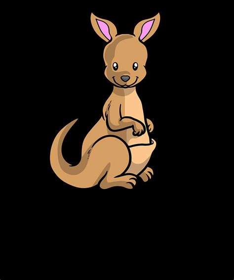 Kawaii Anime Kangaroo Australia Costume Digital Art By Robbybubble