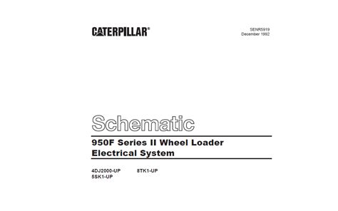 Caterpillar 950f Series Ii Wheel Loader Electrical System Schematic