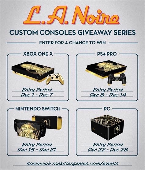 Enter For A Chance To Win A Custom La Noire Ps4 Pro
