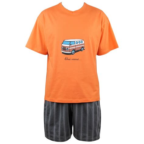 Découvrez dans notre rayon pyjama homme un vaste choix d'articles à petit prix ! Pyjama court homme - Soldes en image
