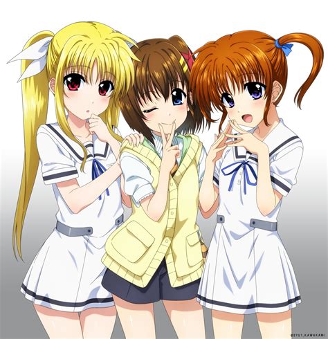 Safebooru Girls Blonde Hair Blue Eyes Blush Breasts Brown Hair