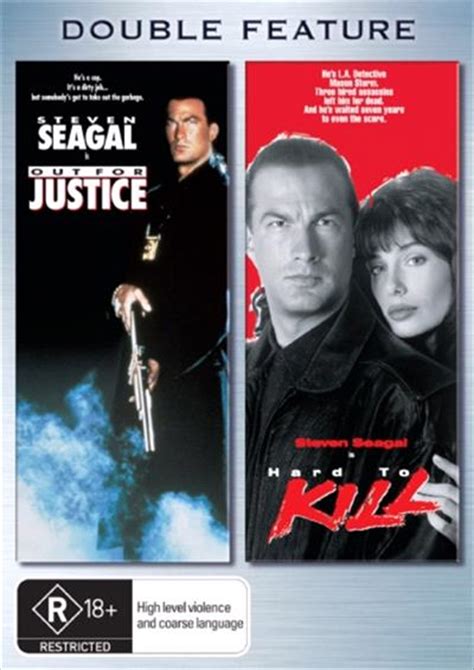 Steven Seagal Double Pack Out For Justice Hard To Kill Action Dvd