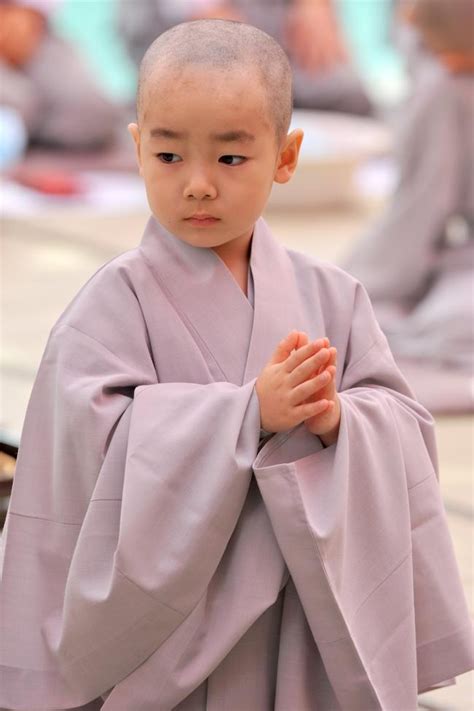 Cute Kids Become Buddhist Monks