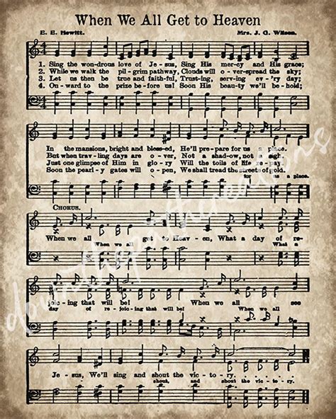 Printable Hymn Lyrics Printable World Holiday