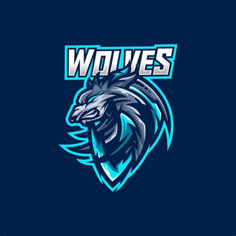 Premium Vector Wolves Esport Gaming Mascot Logo Template