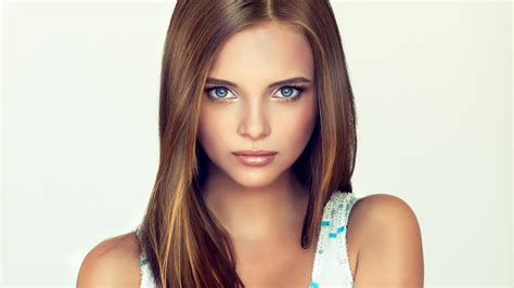 Sexy Slim Blue Eyed Long Haired Blonde Teen Girl Wallpaper 4703 1920x1080 1080p Wallpaper