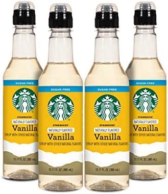 Starbucks Naturally Flavored Coffee Syrup Sugar Free Vanilla Fl