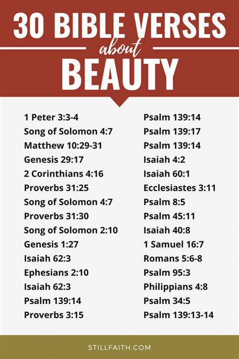 157 Bible Verses About Beauty Kjv