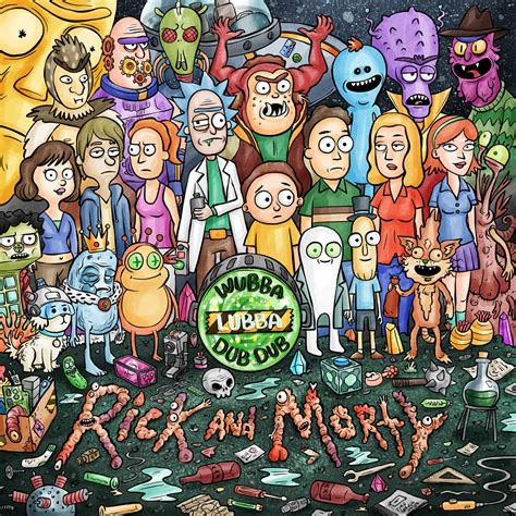 Rick And Morty Vinyl Cover Fan Art On Pantone Canvas Gallery