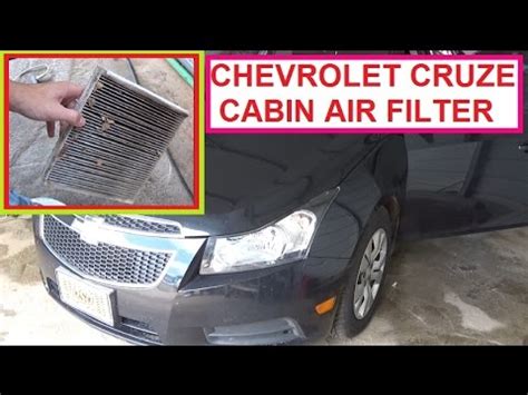 Aug 15, 2014 · source: Chevrolet Cruze Cabin Air Filter Pollen Removal and ...