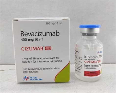 Hetero Healthcare Cizumab 400mg Bevacizumab Injection Storage Cool