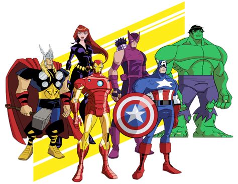 Free Avengers Clip Art Clipart - Free Clipart | Chibi, Avengers, Animasi