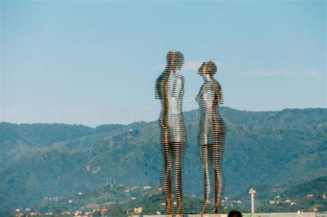 Batumi Adjara Georgia Moving Metal Sculpture Created By Georg