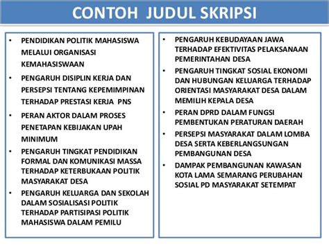 Contoh Judul Penelitian Kualitatif Dan Kuantitatif – Berbagai Contoh