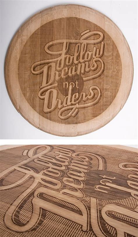 Besides good quality brands, you'll also find plenty of discounts when you shop for wood branding iron during big sales. Wood Typography Engraving by Ben Johnston | Inspiration ...