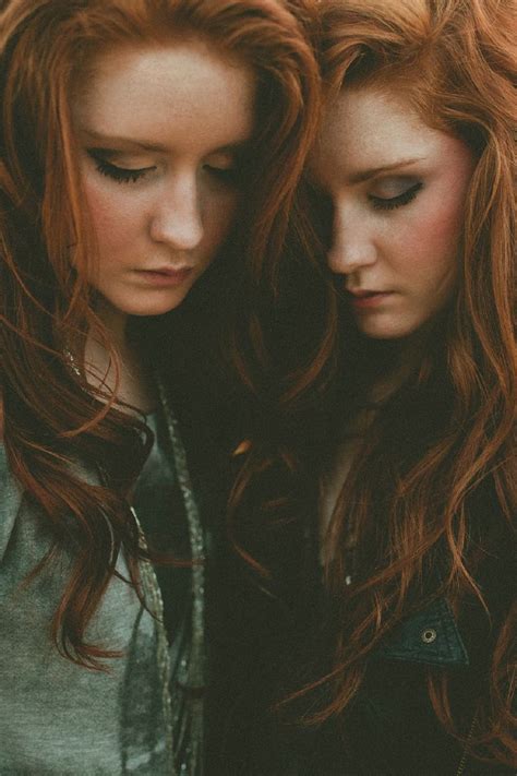 Eden And Ivy Red Head Redhead Ginger Twins Beautiful Hair Sisters Photoshoot Redheads