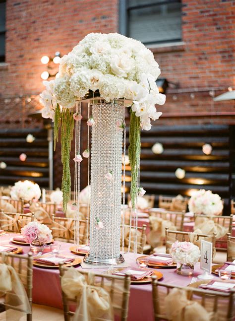 Vases for centerpieces for weddings. Tall Jeweled Vases Reception Centerpieces - Elizabeth Anne ...