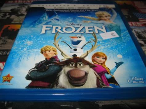 Frozen Blu Ray Disc 2014 2 Disc Set Collectors Edition 500