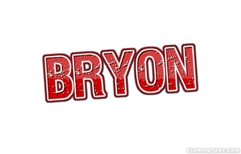 Bryon Logo Herramienta De Diseño De Nombres Gratis De Flaming Text