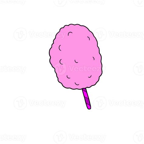 Illustration Of A Cotton Candy 27783096 Png