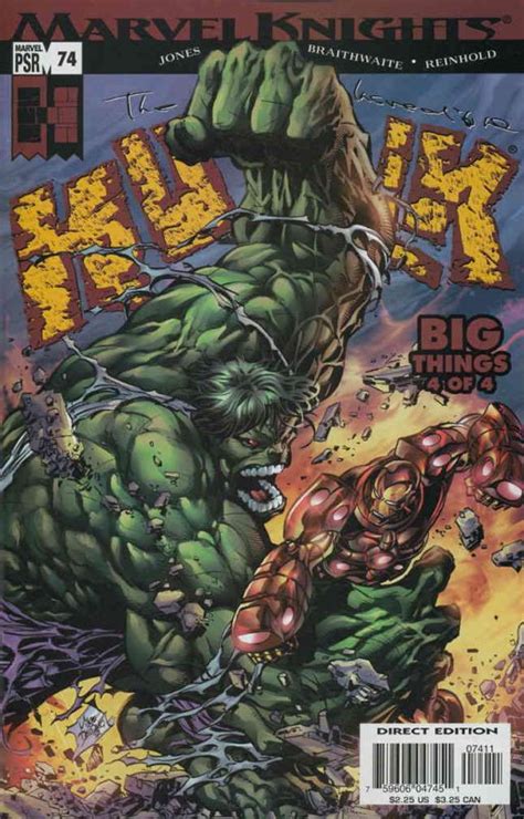 Incredible Hulk The 2nd Series 74 Gd Marvel Low Grade Comic Bruce Jones Comic Books