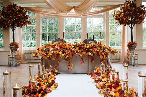 Autumnal Wedding Inspiration For Brides And Grooms At The Beautiful