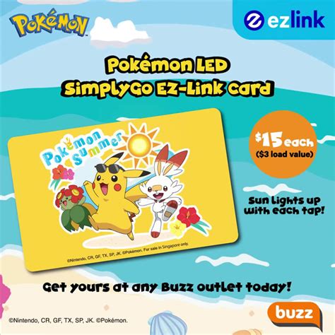 Lobang Ez Link Releases New Pokémon Led Simplygo Ez Link Card From 1