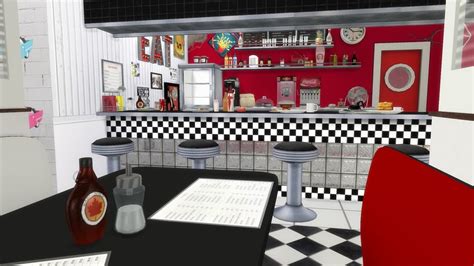 The Sims 4 Speed Build American Diner Youtube