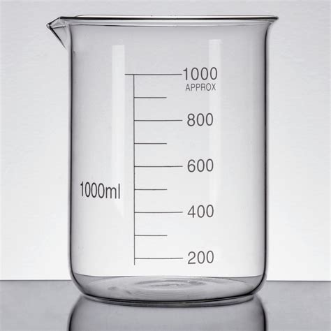 Libbey 56807 Chemistry Bar 34 Oz 1000 Ml Beaker Glass 4case
