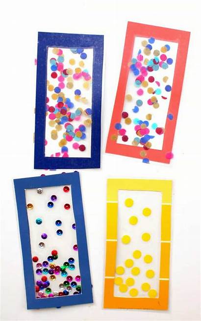 Bookmarks Diy Easy Confetti Craft Making Crafts