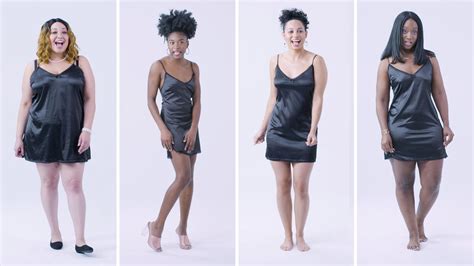 Watch Women Sizes Small Through X Try On The Same Slip Dress Fenty