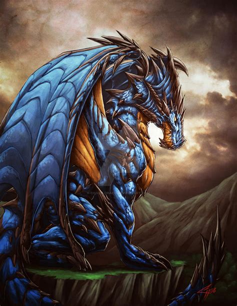 Azure Dragon By Chaos Draco On Deviantart