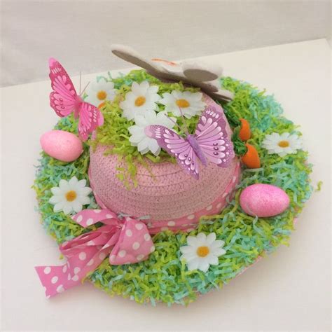 Handmade Easter Bonnet Hat Girl Or Boy Decorated Easter Etsy Girls