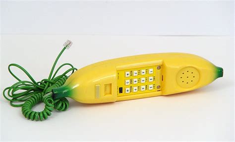 Vintage 80s Bananarama Novelty Banana Telephone Banana Phone Retro