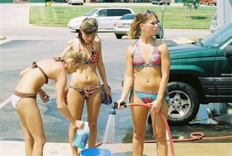 What (you/wear) to the party tonight? Best Car Wash Ever. Part 2 (80 pics) | Bikini car wash ...