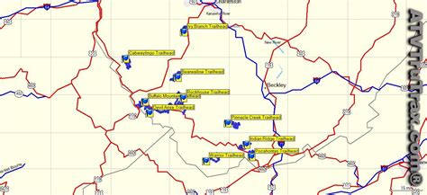 Hatfield Mccoy Trails West Virginia Atv Trail Maps