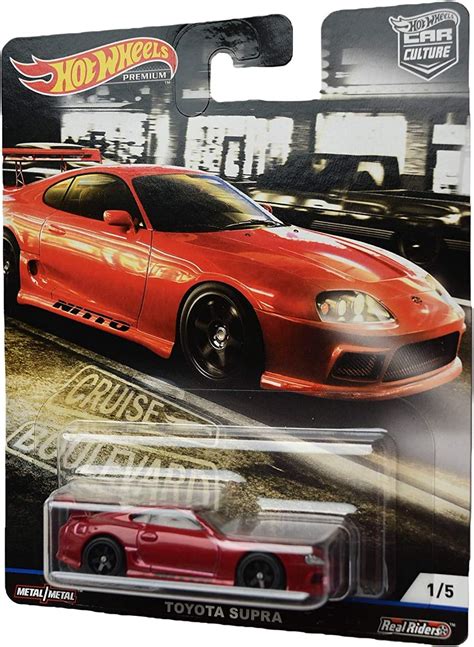 Hot Wheels Car Culture Toyota Supra 15 Rojo Toys And Games