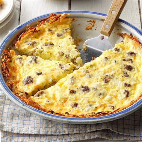 Meat And Potato Quiche Recipe How To Make It Taste Of Home