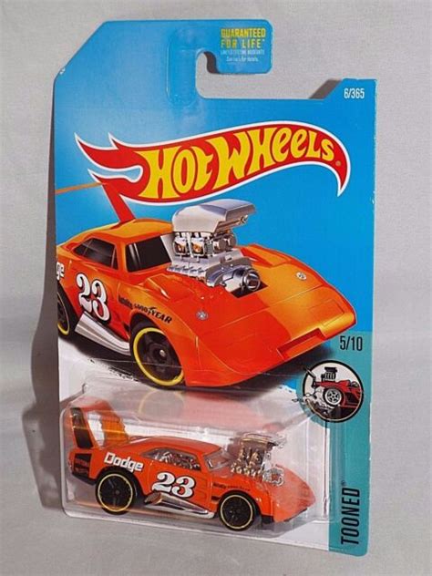 Hot Wheels Tooned Series Dodge Charger Daytona Orange W Pr S Ebay