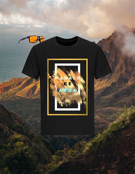 Mahalo Ke Akua T-shirt Hawaiian T-shirt Tropical T-shirt - Etsy