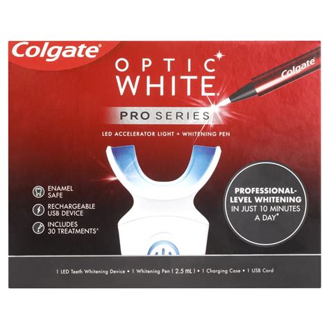 Buy Colgate Optic White Pro Series Led Device And Teeth Whitening Kit