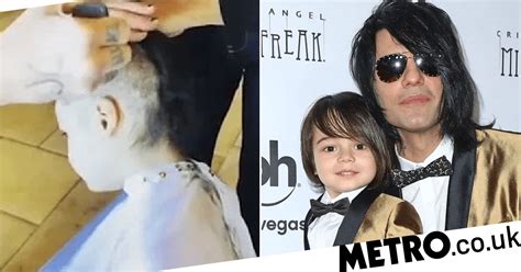 Magician Criss Angel S Son Has Hair Shaved Off After Cancer Returns Metro News